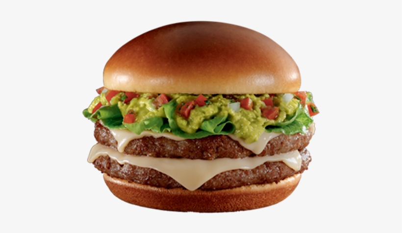 The Signature Guacamole Burger - Original Mex Mc Donalds, transparent png