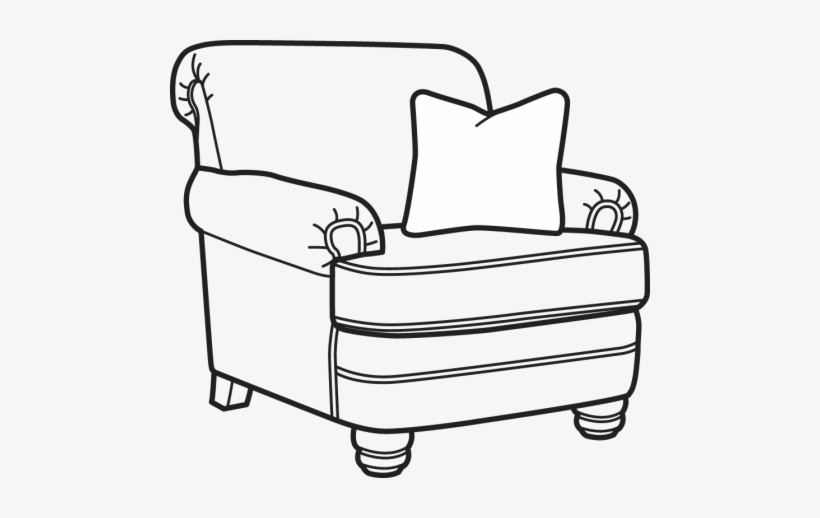Bay Bridge Chair 7790-10 - Furniture Coloring, transparent png