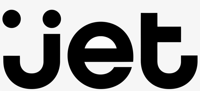 Jet Logo Black And Ahite - Jet Walmart, transparent png