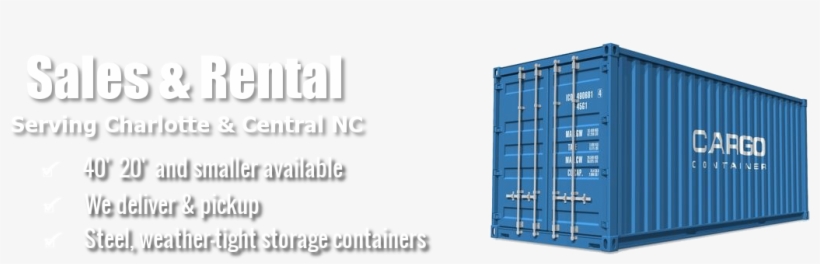 Charlotte Nc Area Shipping Containers For Sale And - Canvas Print, transparent png