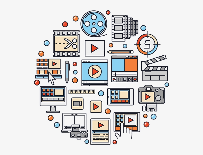 Media Production - Video Post Productions Illustration, transparent png