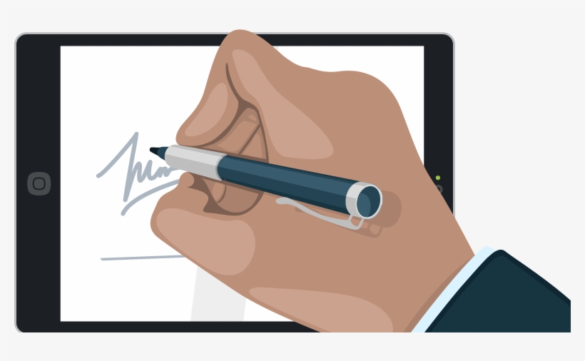 Firma Electrónica - Firma Documento Png, transparent png