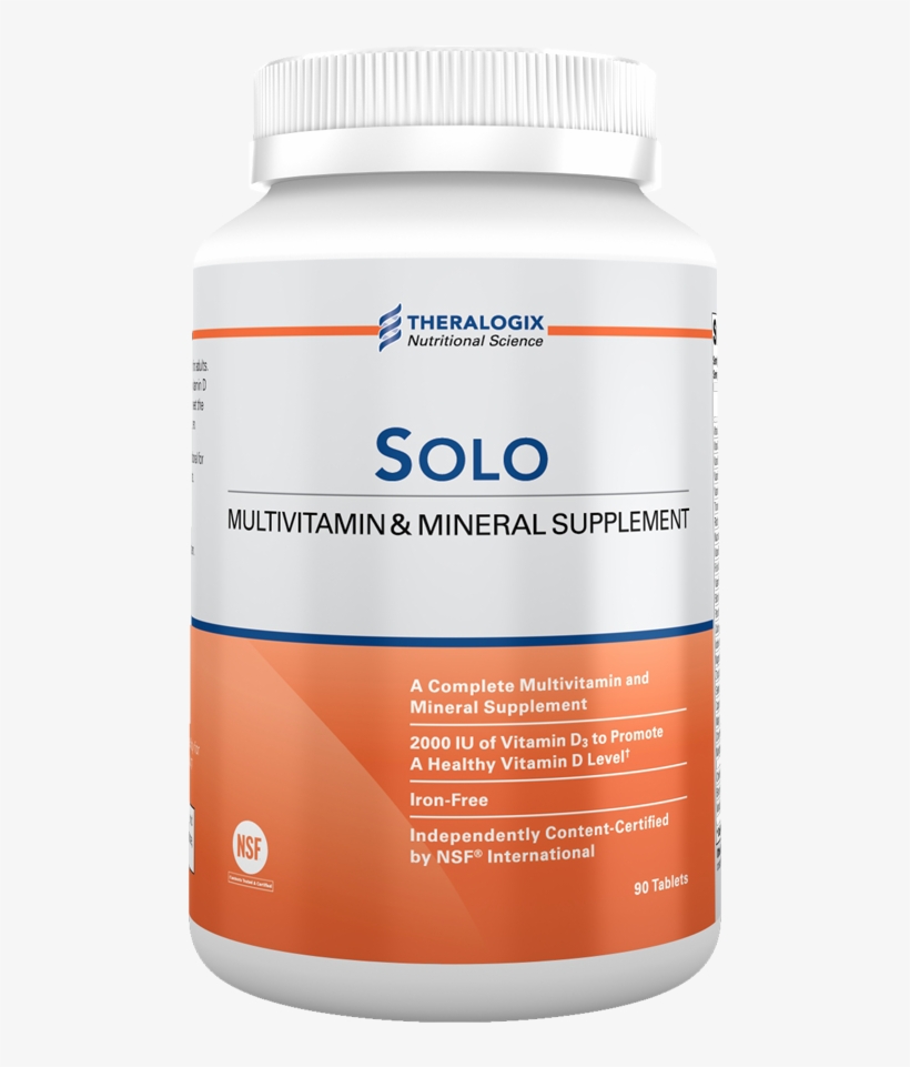 Solo Multivitamin & Mineral Supplement False - Optiflex C, transparent png
