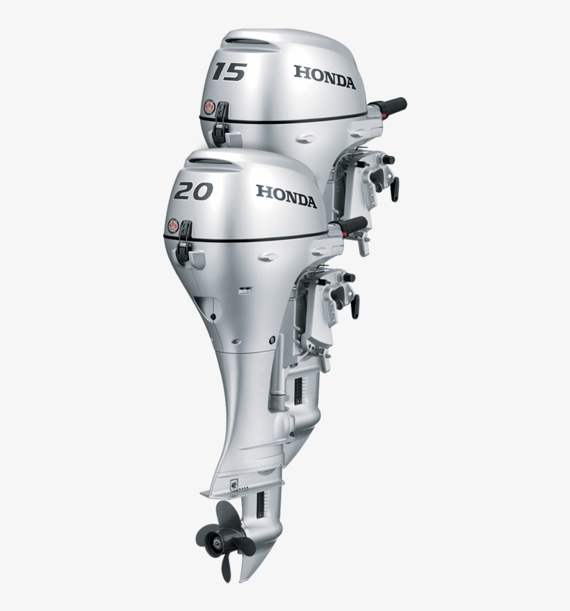 Header Honda Outboard Bf15 20 - Honda Marine Honda 20 Hp (15") Shaft Gas Powered Outboard, transparent png