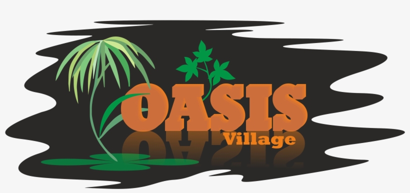 Oasis Village - Illustration, transparent png