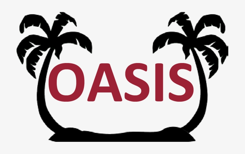 Oasis Advising Illustration - Beach Silhouette Clip Art, transparent png