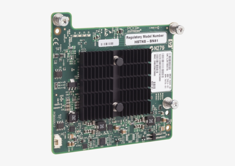 Hpe Infiniband Fdr 2-port 545m Adapter Right Facing - Hpe Infiniband 544+m Network Adapter - Pcie 3.0 - Infiniband, transparent png