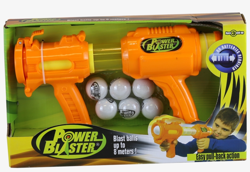 Power Blaster Blast Balls Up To 8 Meters - Handgun, transparent png