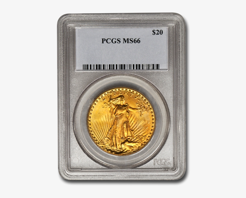 Picture Of $20 Saint-gaudens Gold Coins Ms - Saint Gaudens Dollar Ms 66, transparent png