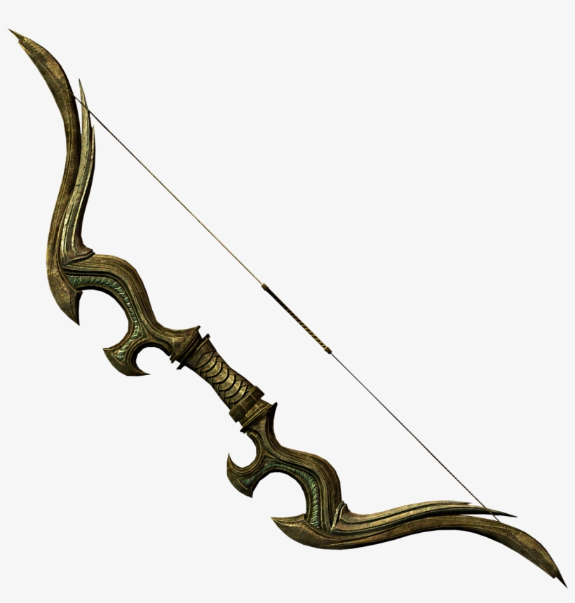 Glass Bow Skyrim, transparent png