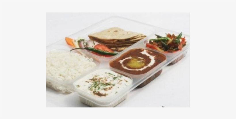 5 Compartment Thali With Lids, transparent png
