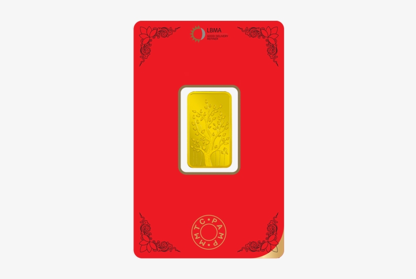 Banyan Tree - 10 Gm - 2 Grams Mmtc Pamp Lotus Pure (9999 / 24 Karat) Gold, transparent png