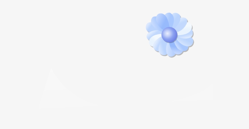 Free Vector Blue Flower Clip Art - Illustration, transparent png