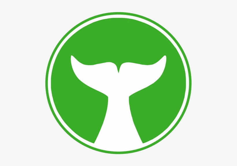 White Whale Solutions - Green Whale Logo, transparent png