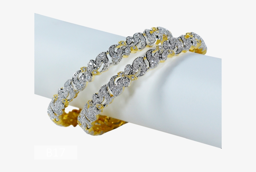 American Diamond Bangle - American Diamond Jewellery Bangles, transparent png