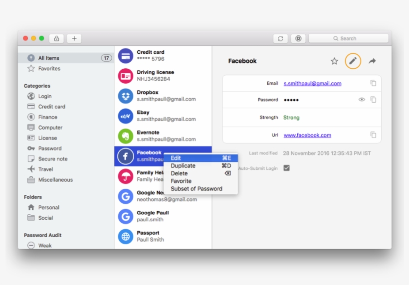 You Can Update Item Values, Add New Fields, Delete - Enpass License Category, transparent png
