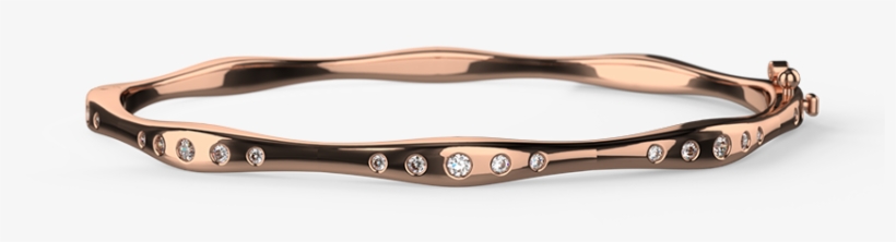 30ct Eternal Wave Diamond Bangle - Bangle, transparent png