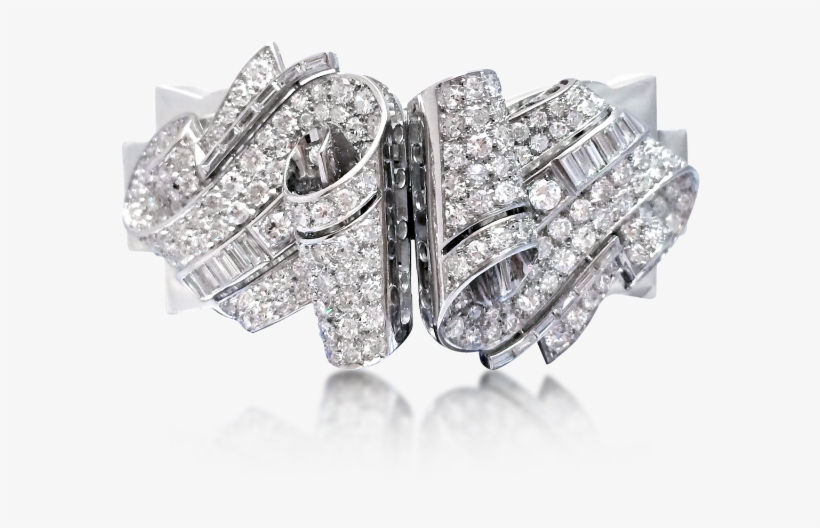 An Art Deco Diamond Bracelet - Bangle, transparent png