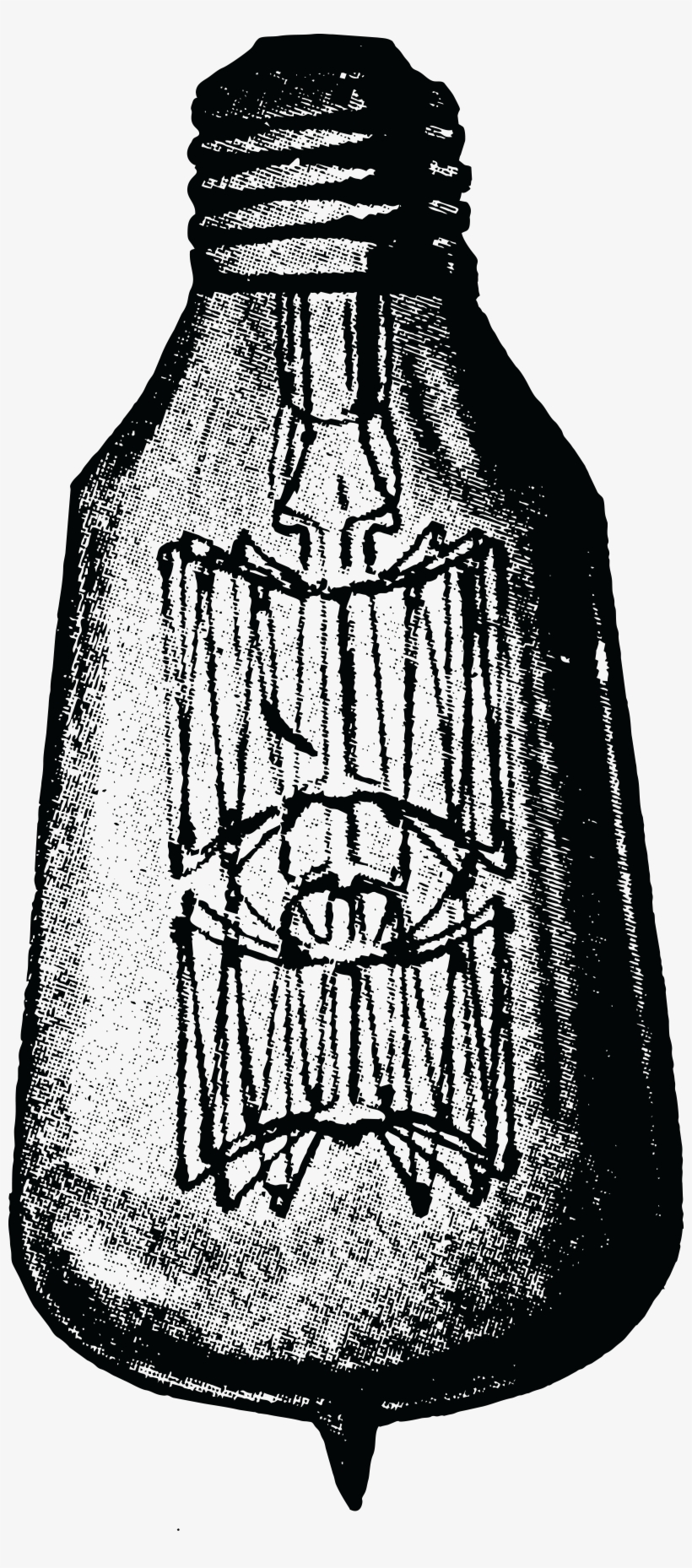 Free Clipart Of A Vintage Light Bulb - Stock.xchng, transparent png