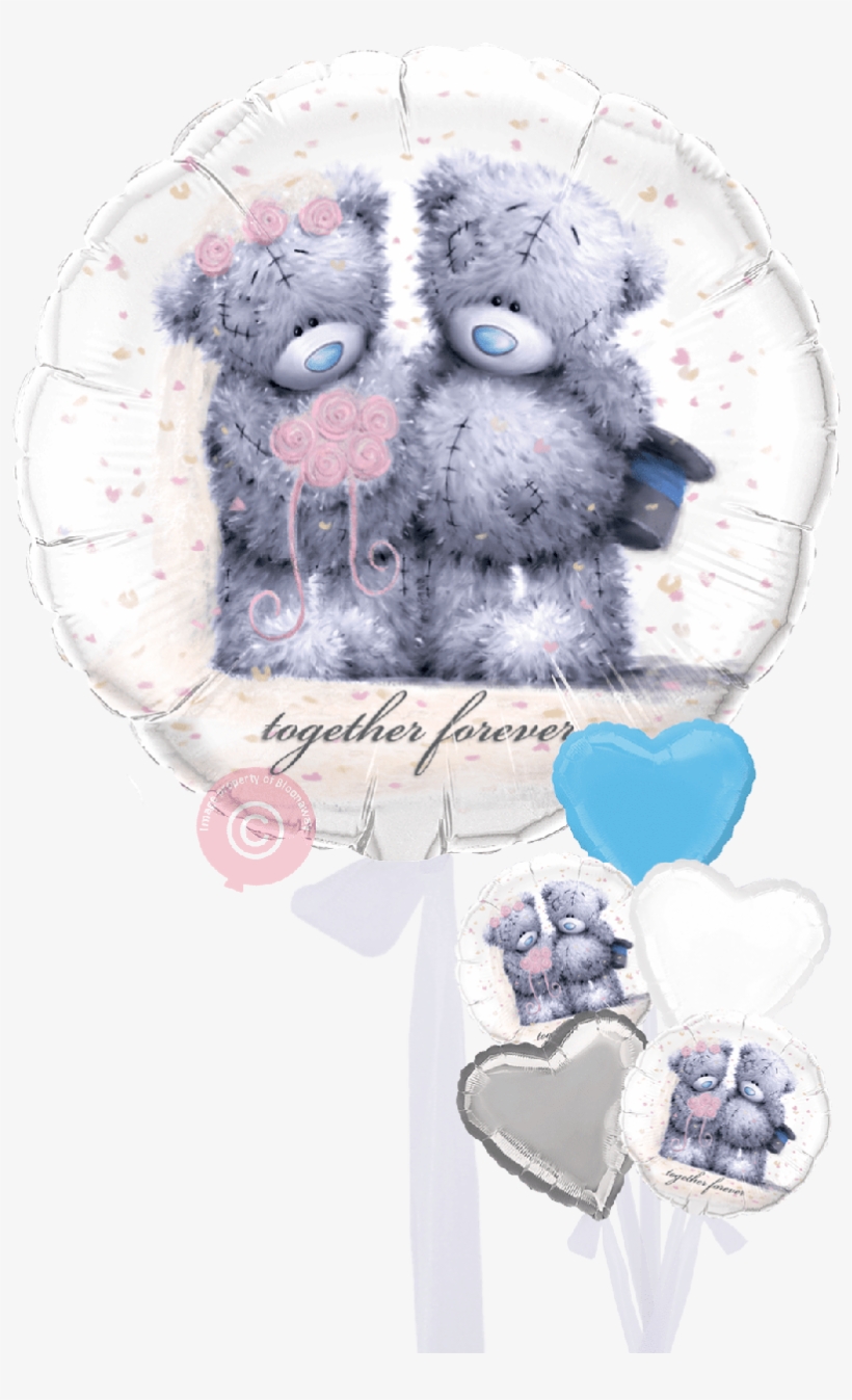 Tatty Teddy Together Forever Balloons - Qualatex 18 Inch Round Foil Balloon - Me To You, transparent png
