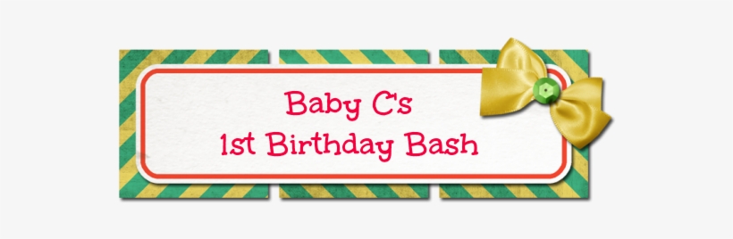 Happy 1st Birthday Baby C Custom Chalk Creations {review, transparent png
