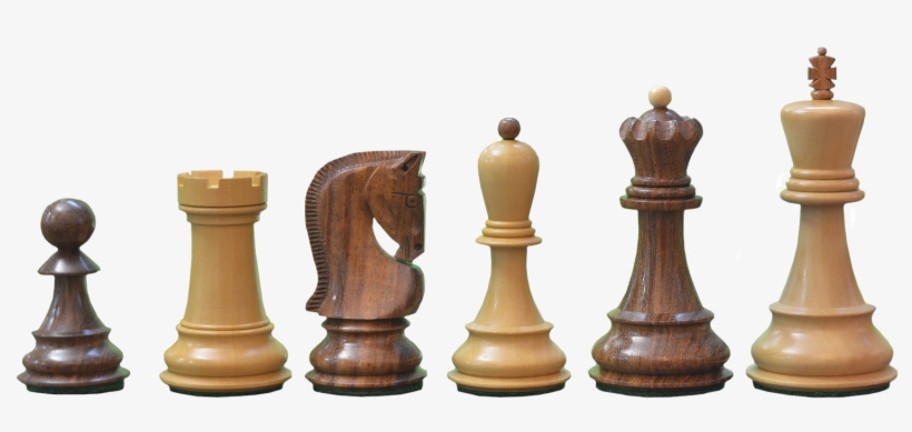 Exclusive Chess Pieces In Sheesham Wood - Chessbazaar Exclusive Russian Zagreb Economy Chess, transparent png
