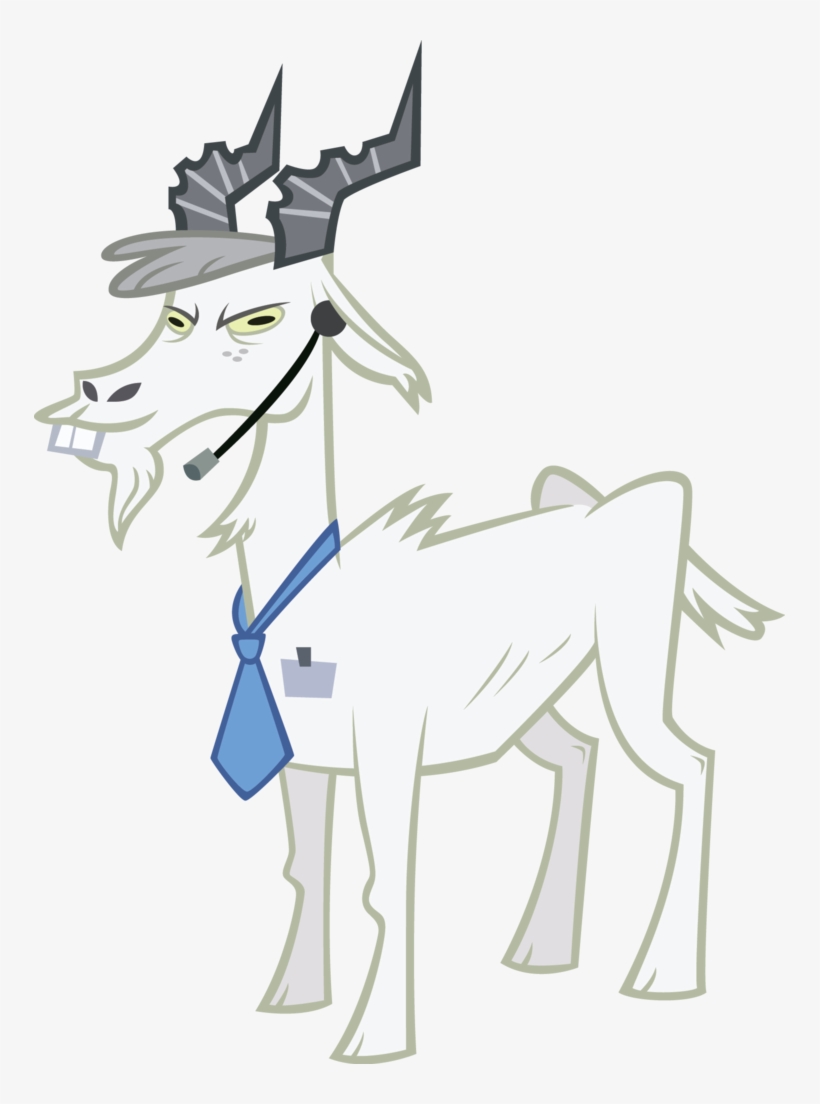 Sircinnamon, Cloven Hooves, Goat, Name Tag, Necktie, - My Little Pony Goat, transparent png