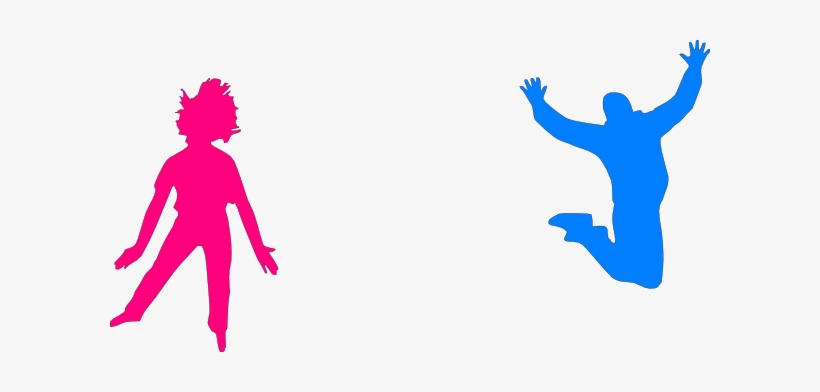 Children Jumping Svg Clip Arts 600 X 312 Px, transparent png