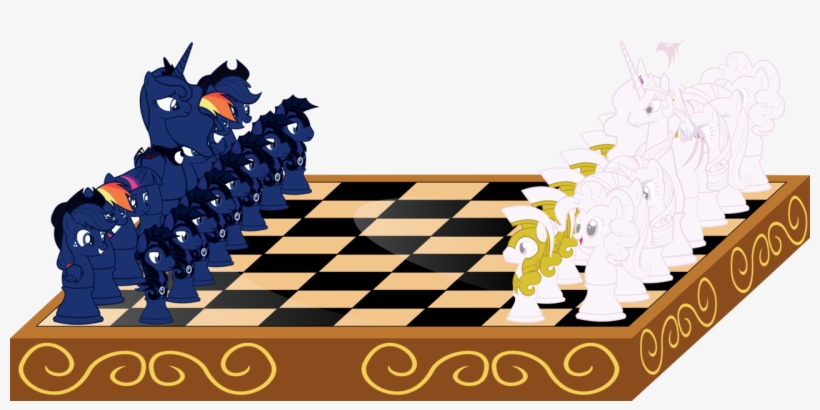 Up1ter, Chess, Fluttershy, Horse, King, Mane Six, Pinkie - Шахматы Пони, transparent png