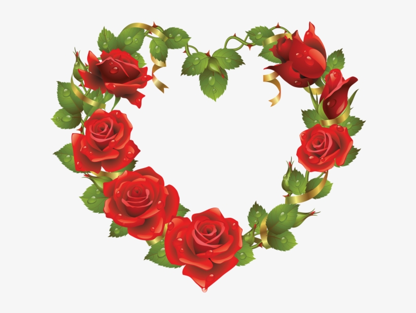 Heart, Love, Background, Day, White, Red, Symbol, Valentine, - Heart Love Flower Png, transparent png