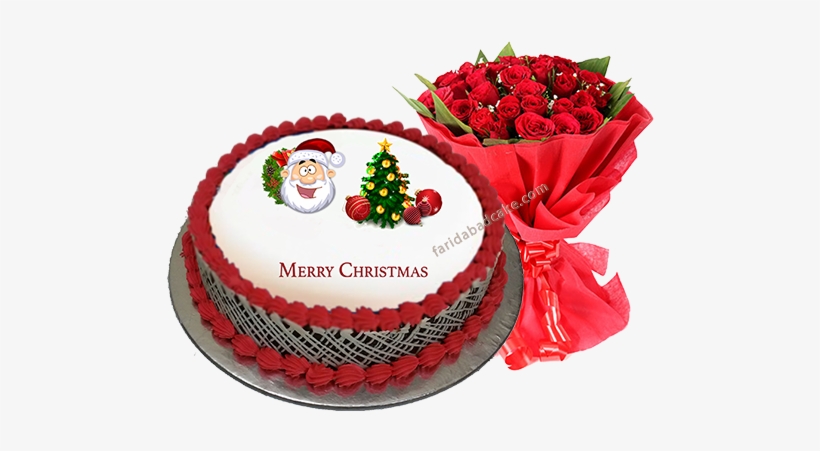 Christmas Cake Png - Bouquets Flower, transparent png