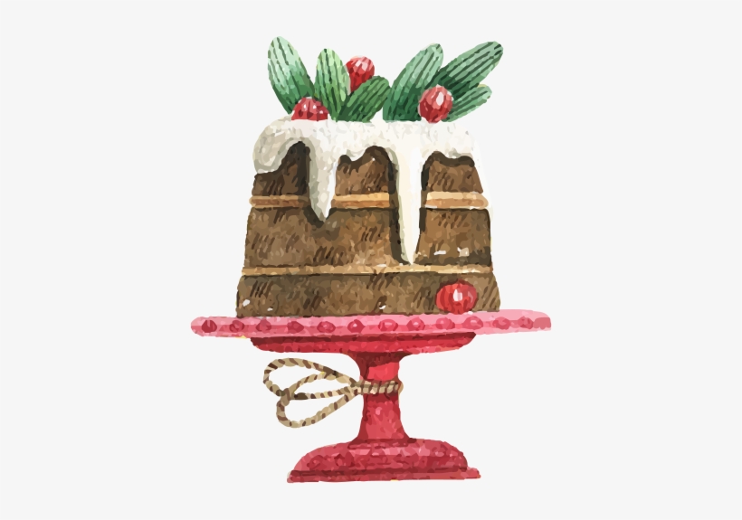 Christmas Cake Png, transparent png