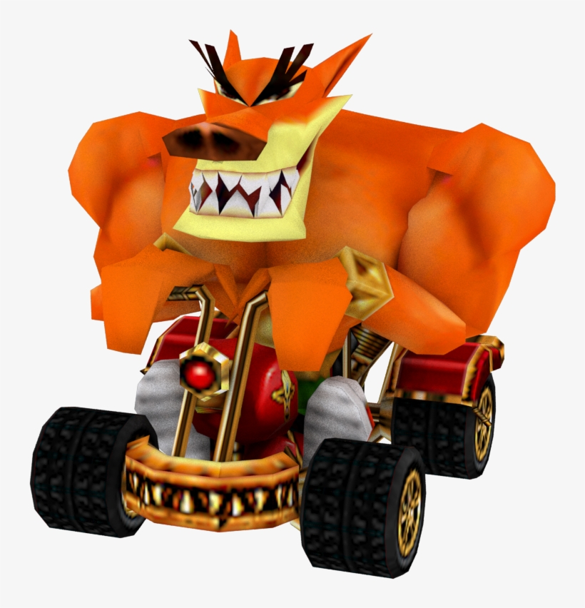 Crash Nitro Kart Tiny Tiger In-kart - Crash Nitro Kart Tiny, transparent png