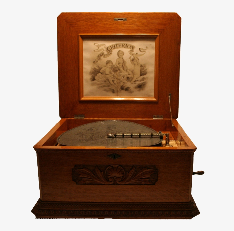 Criterion 15 3/4″ Disc Music Box - Music Box Gif Png, transparent png