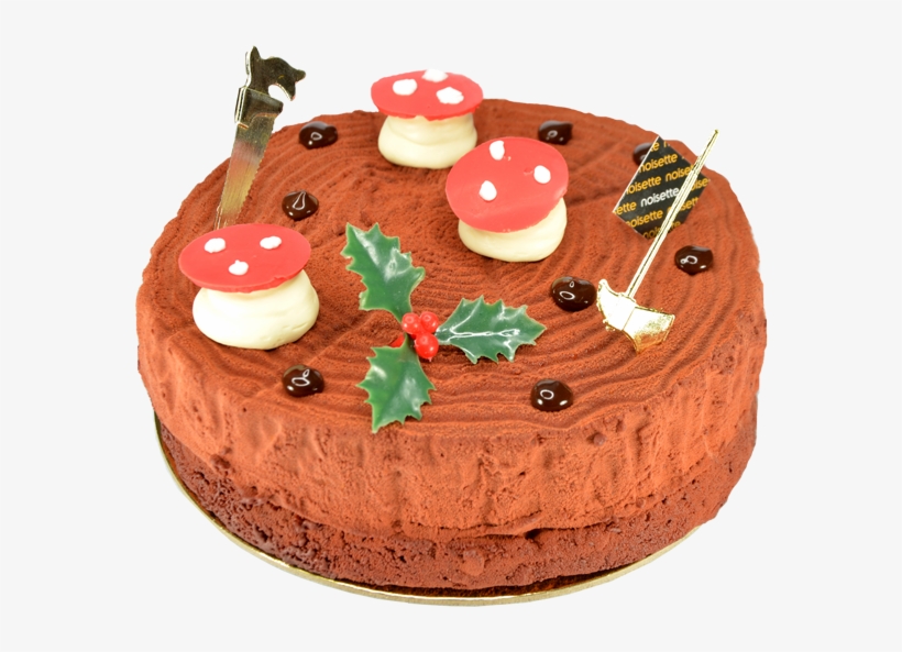 Christmas Trunk Cake - Chocolate Cake, transparent png