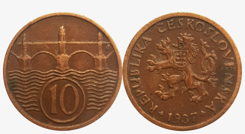 10 Haleru Csk - 1933 Penny, transparent png