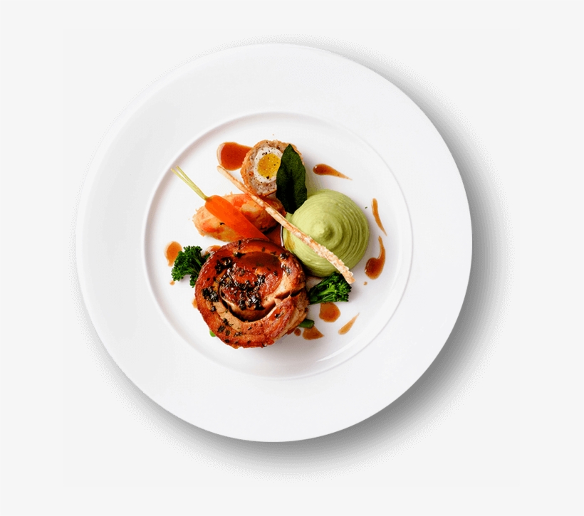 Free Food Plate Png - Food Plate Above Png, transparent png
