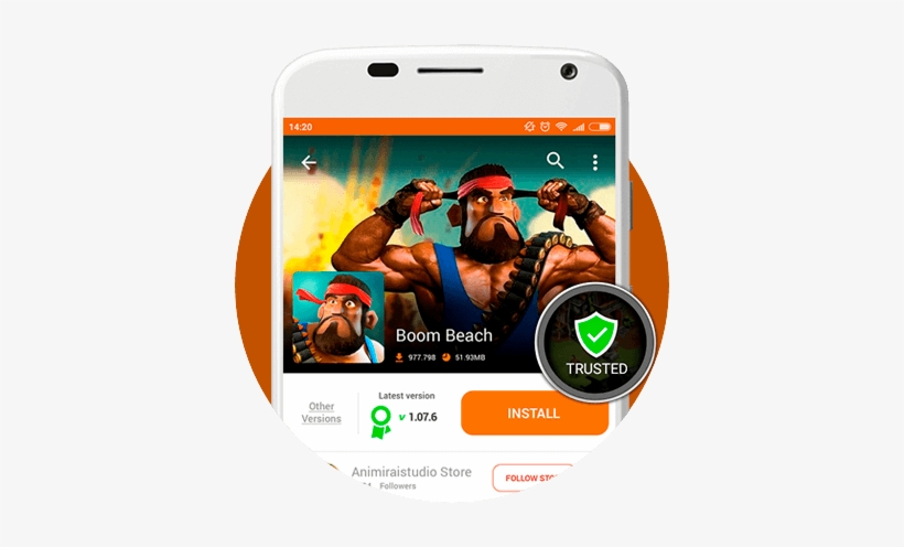 Aptoide Trust Badge - Smartphone, transparent png
