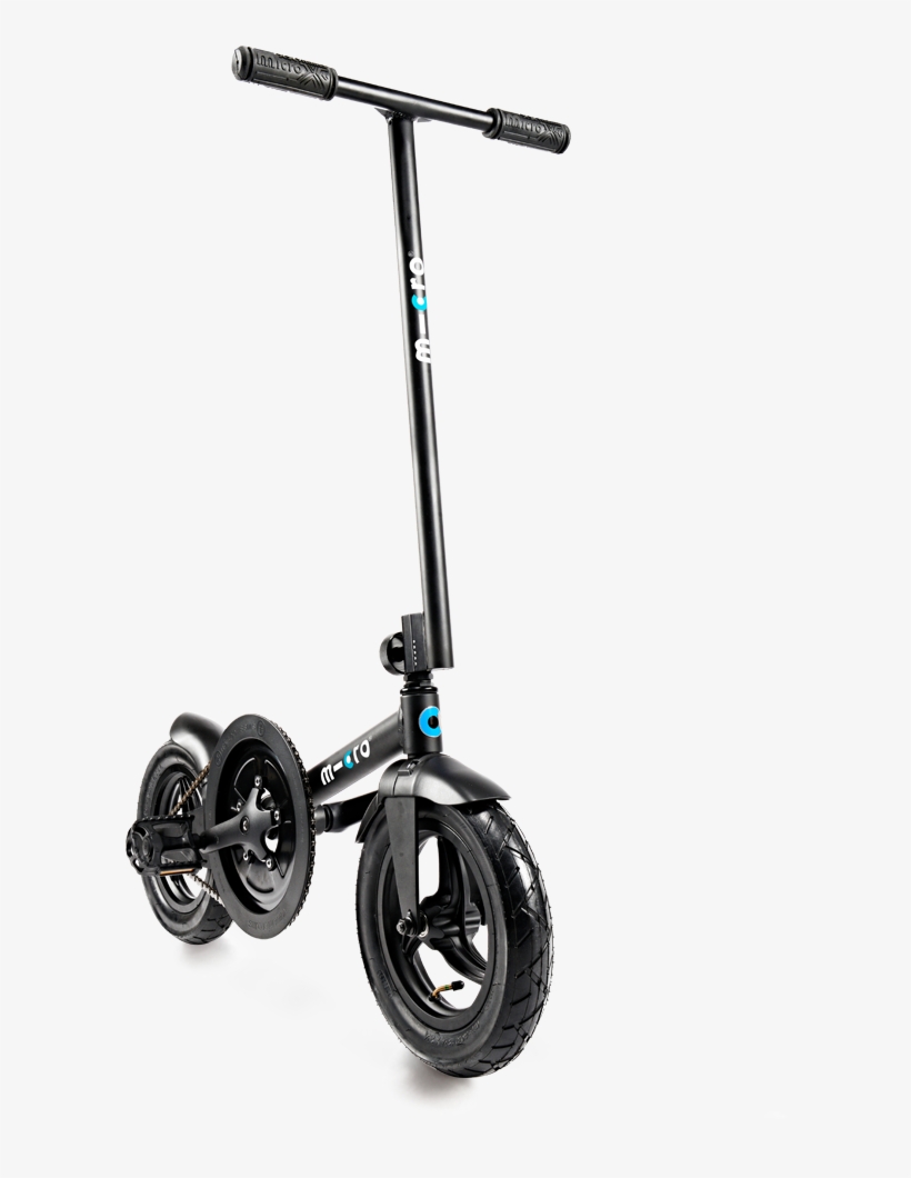 Patinete Micro Pedalflow Negro - Micro Pedalflow, transparent png