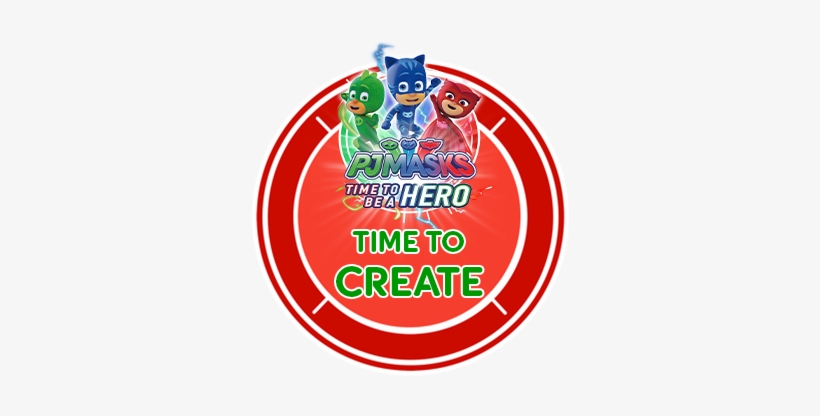 It's Time To Be A Hero - Pj Masks Multi Coloured Square Filled Cushion, transparent png