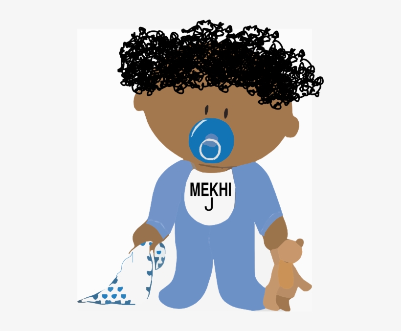 How To Set Use African-american Baby Boy Svg Vector, transparent png