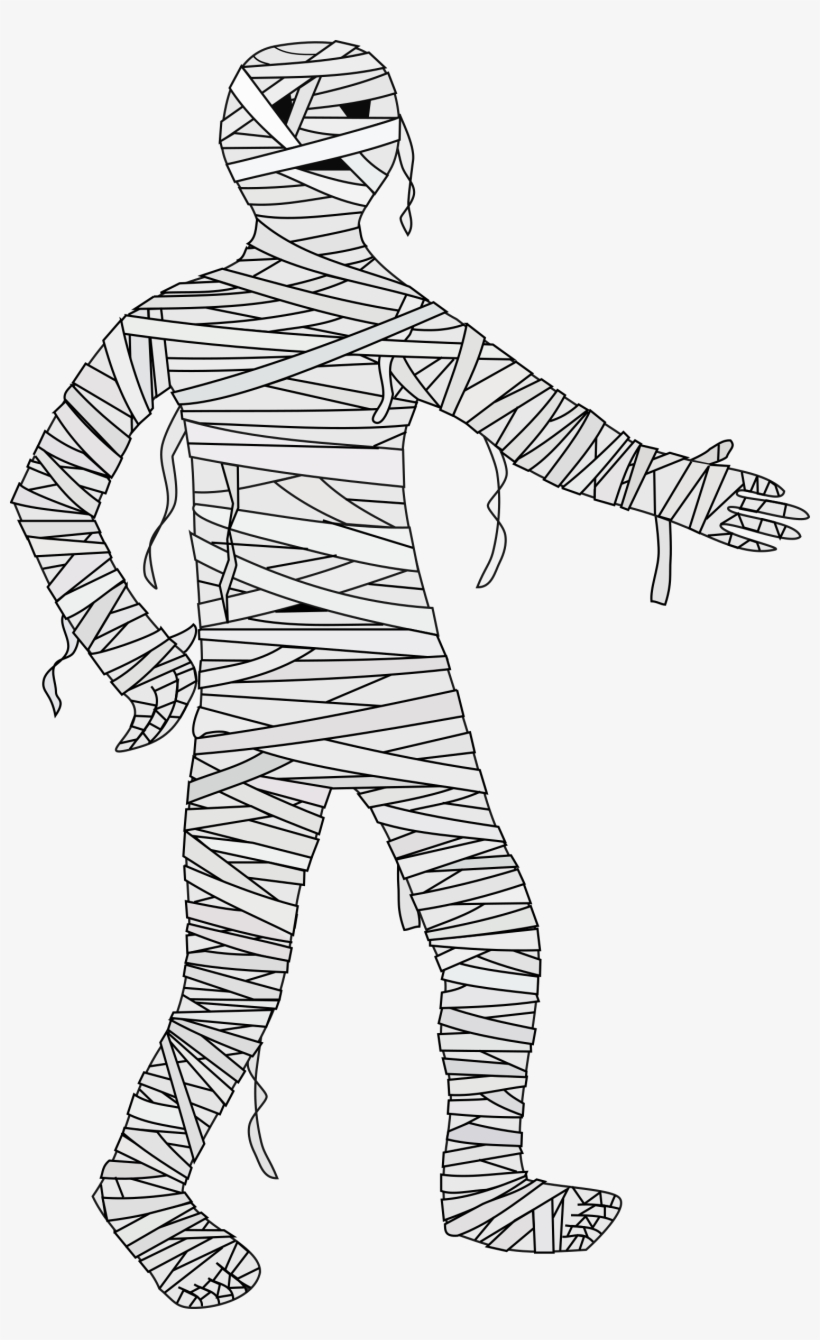 Mummy Clipart Mini - Cartoon Mummy Png, transparent png