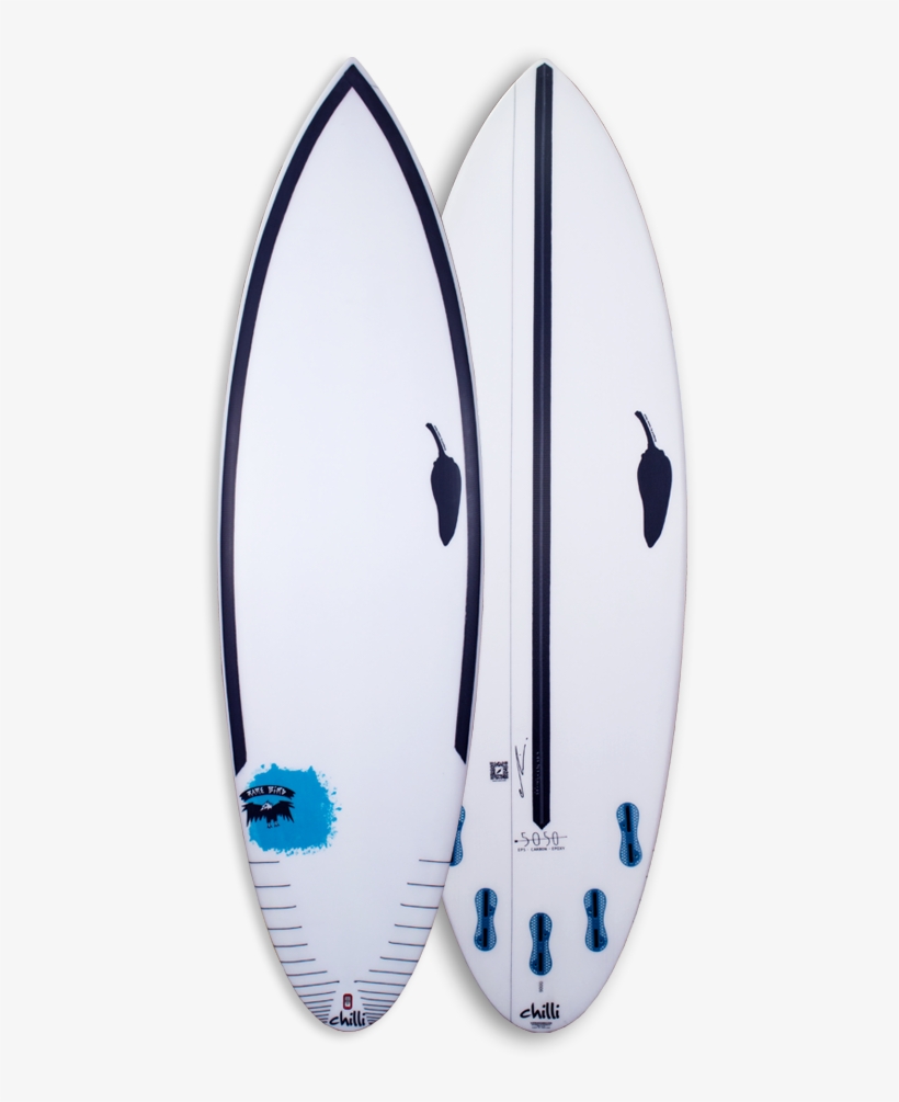 Chilli Surfboards Technology - Chilli Rare Bird 5'08" - 50/50 - Fcs Ii, transparent png