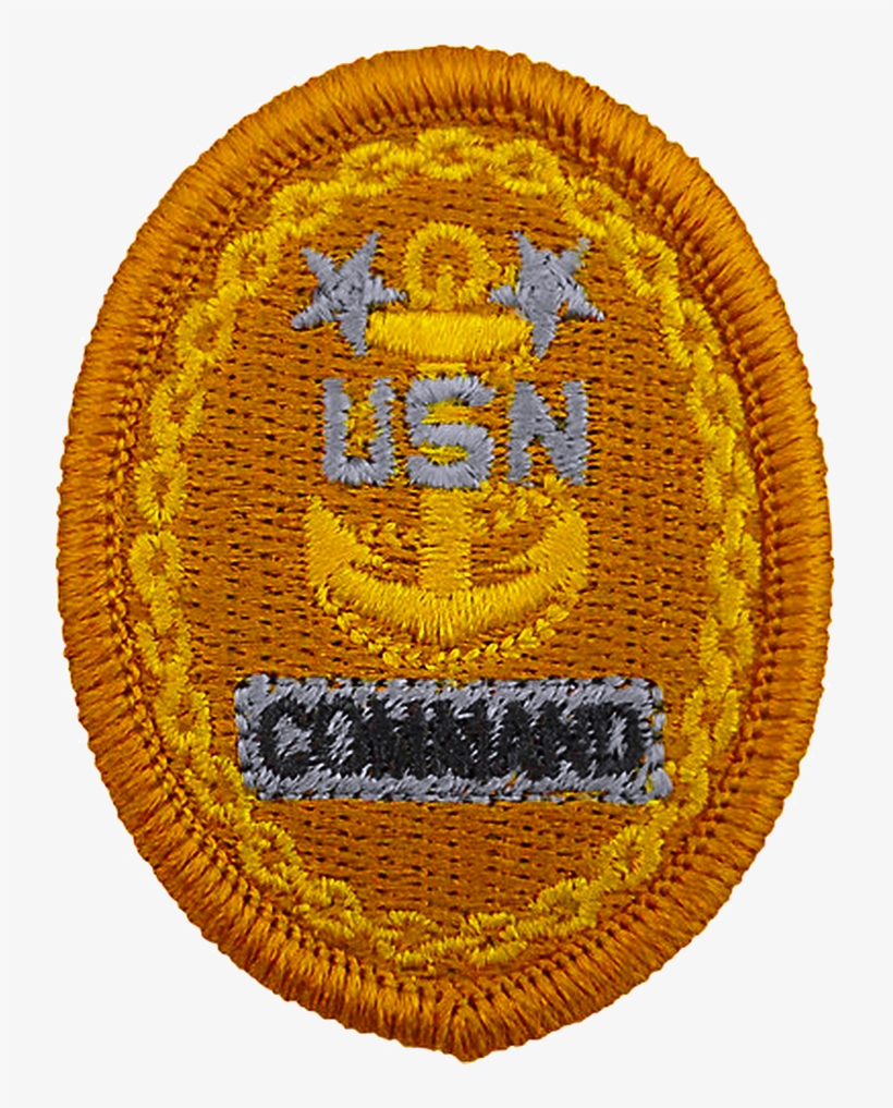 Badge Of A United States Navy Command Master Chief - Navy Chief Petty Officer Embroidered Identification, transparent png