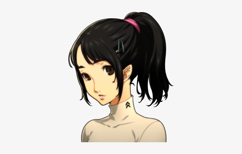 126kib, 357x443, Shiho - Eiko Persona 5, transparent png