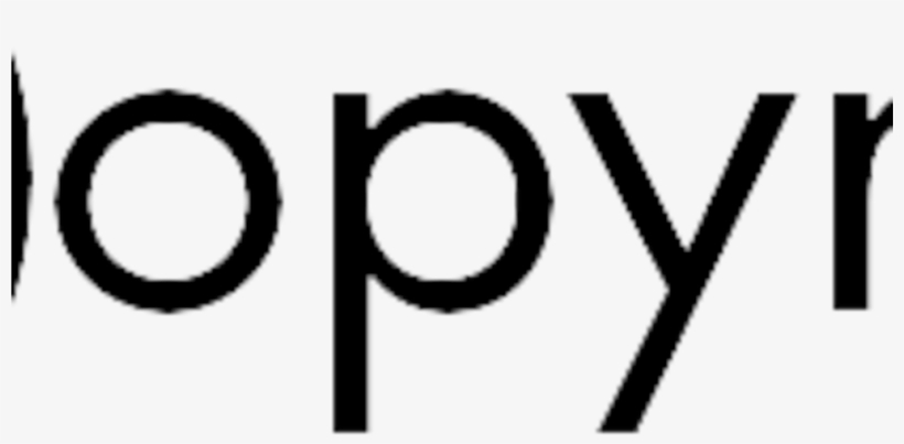 Copyright, transparent png