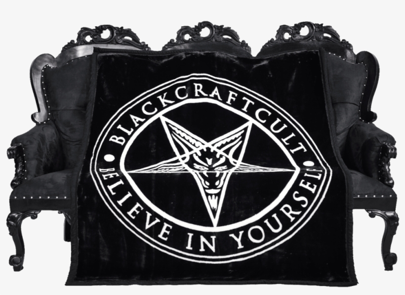 Pentagram Blanket - Moonlight Black - Blackcraft Believe In Yourself, transparent png
