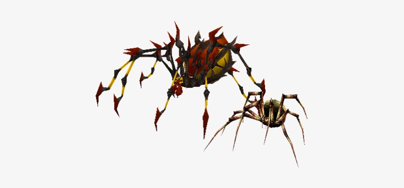 Venom Spiders - Red And Yellow Spider, transparent png