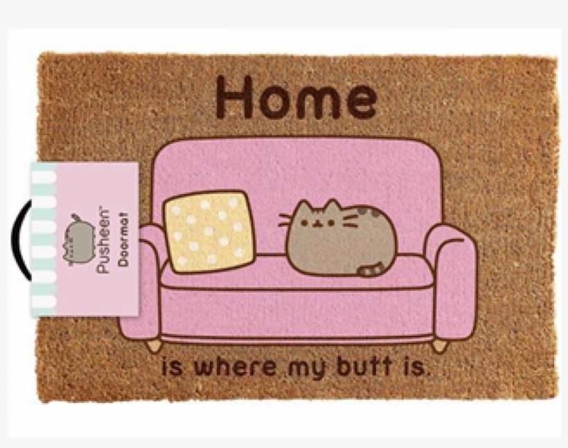 Pusheen New Home Card, transparent png