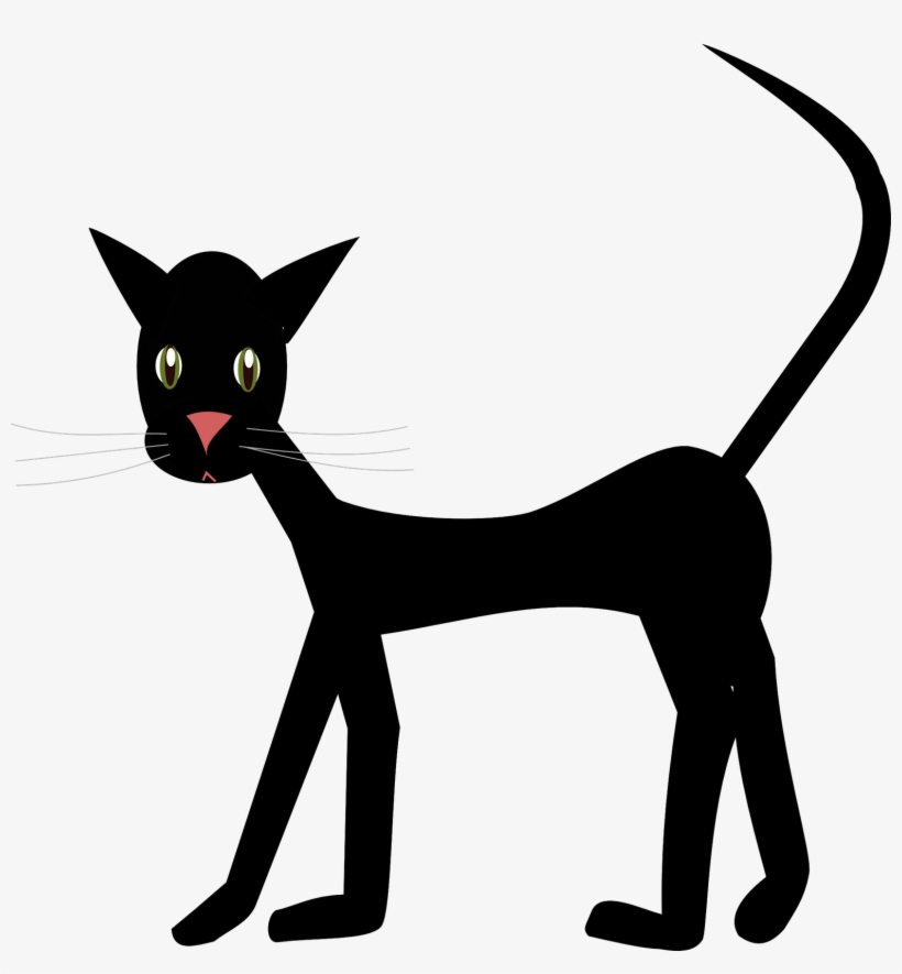 Images Clip Art Png - Black Cat, transparent png